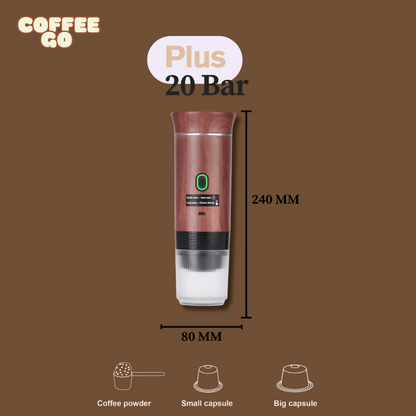 Cafetière Expresso Portable 3-en-1 Sans Fil – TravelBrew Pro