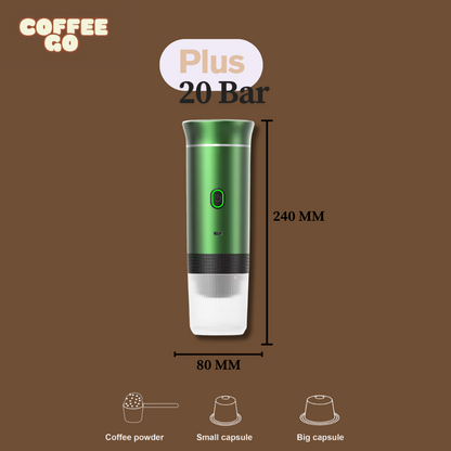 Cafetière Expresso Portable 3-en-1 Sans Fil – TravelBrew Pro