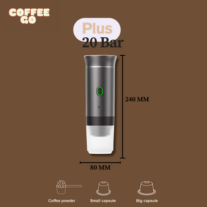 Cafetière Expresso Portable 3-en-1 Sans Fil – TravelBrew Pro