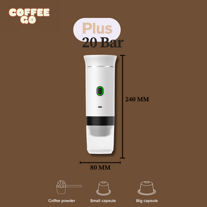 Cafetière Expresso Portable 3-en-1 Sans Fil – TravelBrew Pro